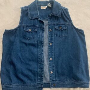 Women’s denim vest